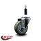 Service Caster 3.5'' Gray Poly Wheel Swivel 7/8'' Expanding Stem Caster SCC-EX20S3514-PPUB-78 - alternate 3